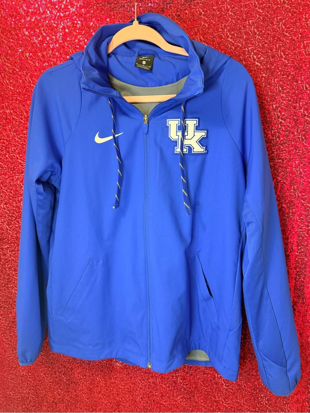 Nike Royal Blue UK Wildcats Full-Zip Hoodie Jacket